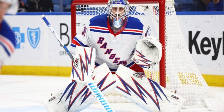Rangers goalie Igor Shesterkin pulled after permitting 5 targets to Kings
