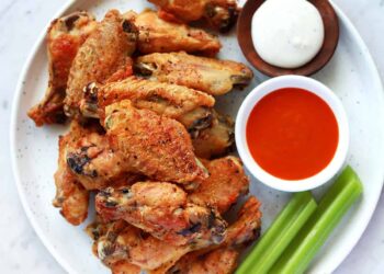 Crispy Baked Rooster Wings – A Lovely Mess