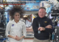Astronaut Suni Williams Units New Document on Spacewalk Outdoors ISS
