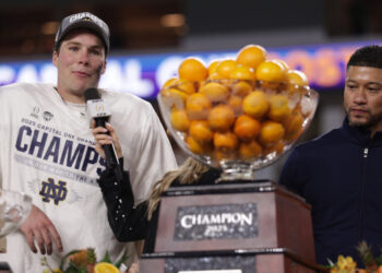 Watch: Notre Dame advances to title recreation with beautiful sequence