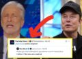 Jon Stewart Blasts Elon Musk Over Each day Present Invite