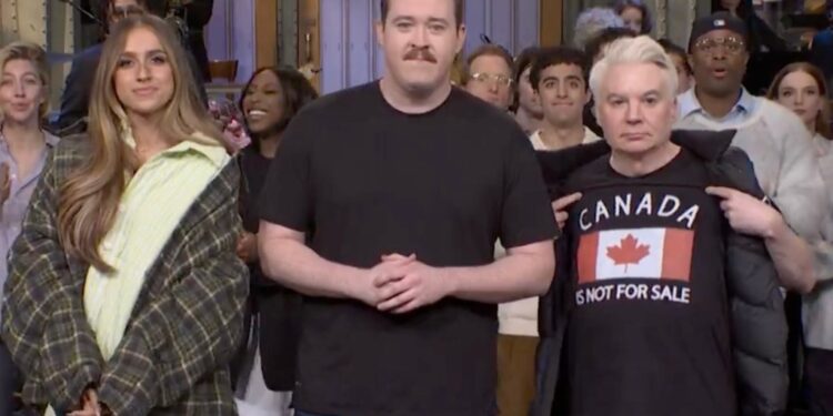 Mike Myers Makes Assertion With “Canada Is Not For Sale” Shirt On SNL’