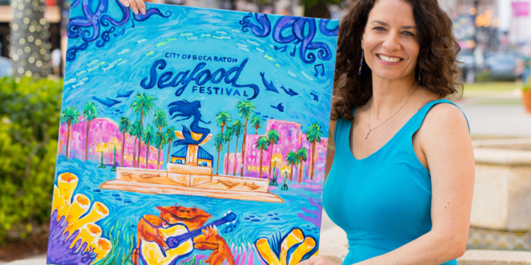 Metropolis of Boca Raton Names Tiffany Beasi Winner of Inaugural Seafood Pageant Artwork Contest