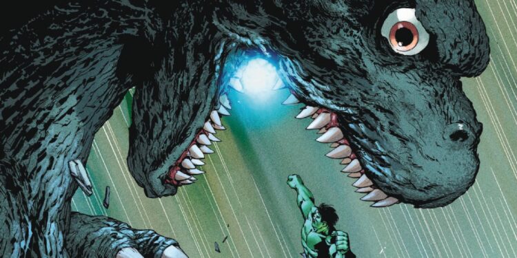 It is A Conflict Of The Atomic Titans In Godzilla Vs Hulk #1 [Exclusive]