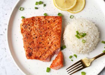 Air Fryer Salmon – A Stunning Mess