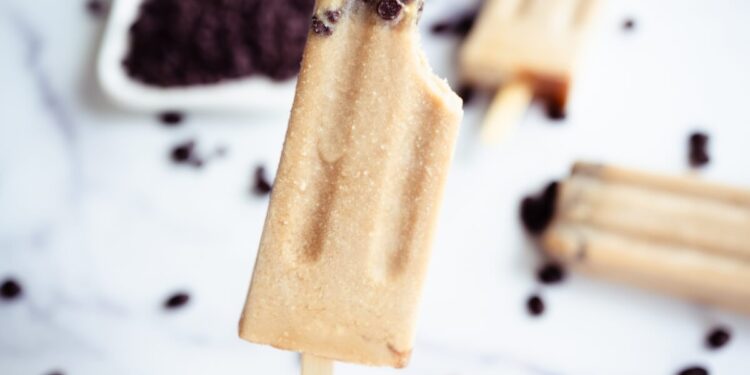 Chocolate Chip Espresso Popsicles