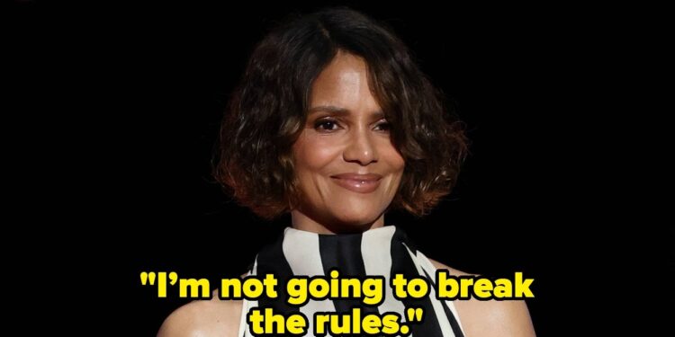 Halle Berry Modifications Cannes Gown After Gown Code Replace