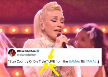 Gwen Stefani, Blake Shelton React To AMAs Pre-Tape Critics