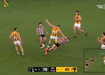 Hawks ruckman learns destiny for controversial collision