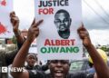 Kenyan law enforcement officials charged with blogger