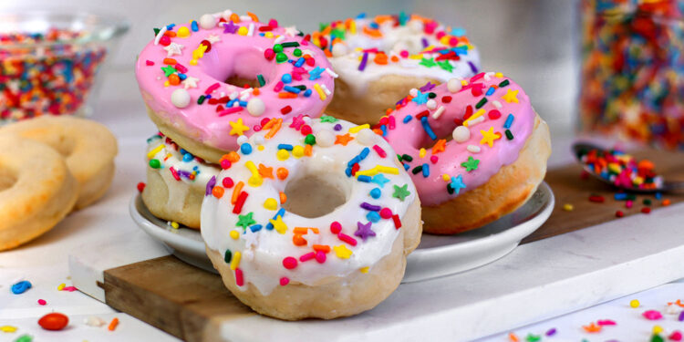 Simple Air Fryer Donuts – Made With Greek Yogurt!