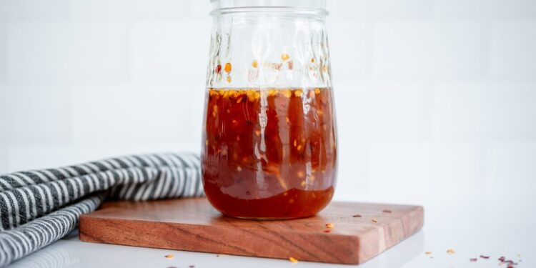 Selfmade Candy Chili Sauce (With Clear Elements)