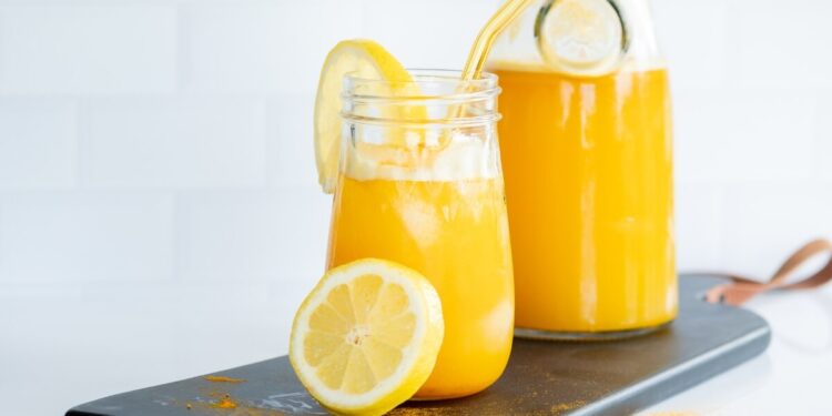 Iced Turmeric Lemonade Recipe