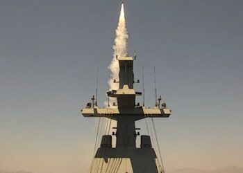 Israel Navy’s new Barak Magen shoots down UAVs