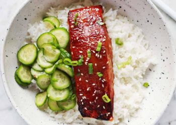 Baked Salmon – A Stunning Mess