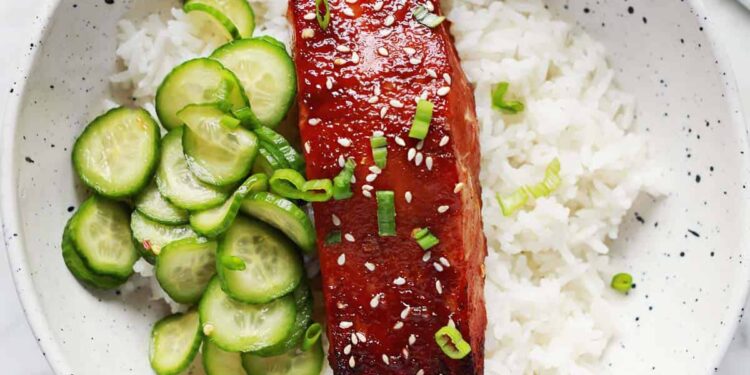 Baked Salmon – A Stunning Mess