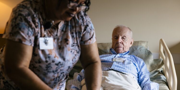 Medicaid cuts and immigration crackdown threaten nursing residence security and employees : Photographs