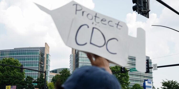 CDC sources say its funding is coming at ‘eyedropper’ tempo, hurting states and cities : Photographs