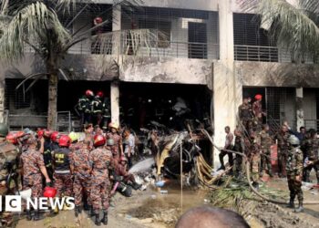 A minimum of 19 useless after air pressure jet crashes into college