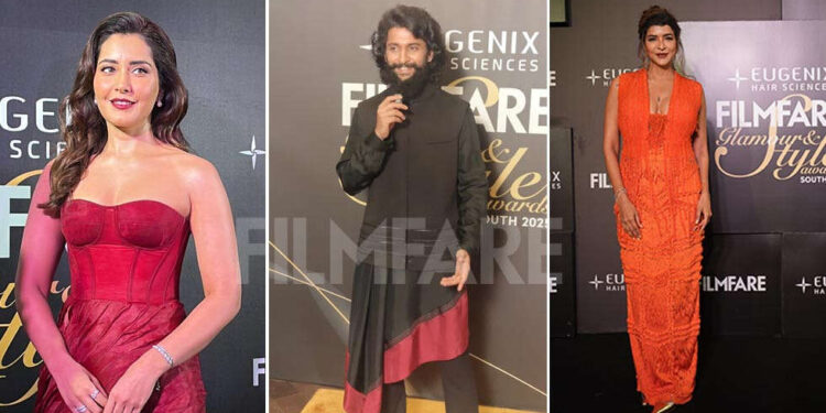 Eugenix Filmfare Glamour & Type Awards South 2025: Nani, Raashii Khanna Snapped at The Occasion