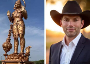 ‘Why are we allowed a false statue…’: Republican chief Alexander Duncan beneath hearth for touch upon 90-ft Texas Hanuman statue, HAF experiences to GOP