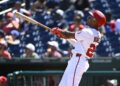 Nasim Nunez belts first two MLB homers as Nationals sweep Marlins