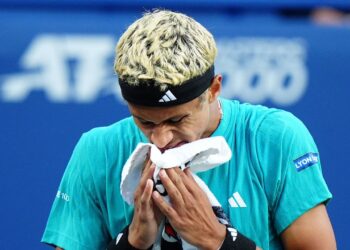 Canada’s Gabriel Diallo falls simply quick in opposition to Taylor Fritz at Japan Open