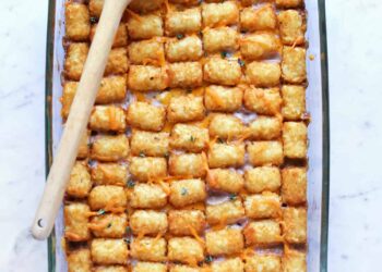 Tater Tot Casserole – A Stunning Mess