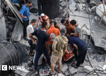 Israeli strikes in Gaza kill 50, rescuers say, after Hamas accused of killing Israeli soldier
