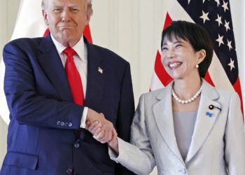 Trump praises Japan’s new prime minister throughout go to : NPR