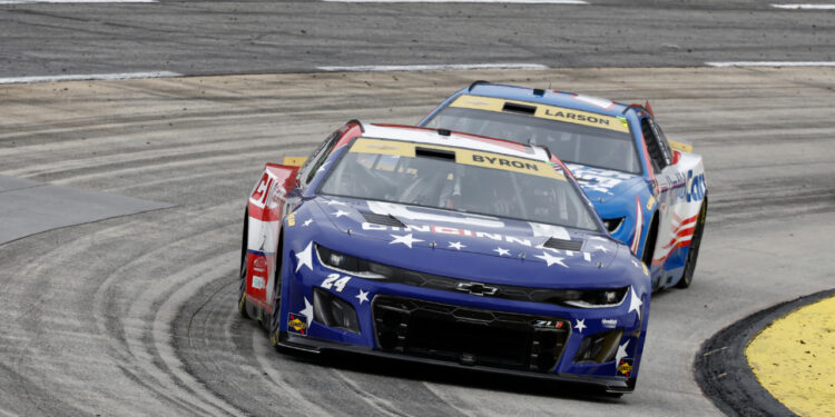 Kyle Larson wins second NASCAR championship, denying Denny Hamlin
