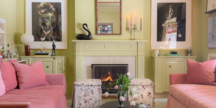 2 Pink Sofas, 1 Big Piece of Artwork, and Every part Else I Modified in Our Household Room | Wit & Delight