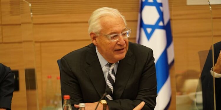 NSO appoints ex-US Ambassador David Friedman as chair