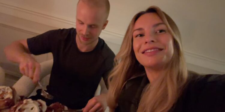 Elias Pettersson’s spouse Katelyn opens up about her entrepreneurial aspirations after beginning premium Swedish sweet model