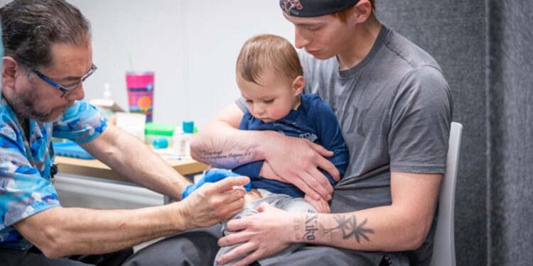 Underneath RFK Jr., the CDC is scrutinizing the childhood vaccine schedule : Photographs